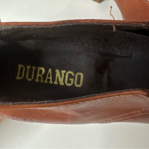 Durango Brown Western Booties Size 8.5 - Picture 8 of 9